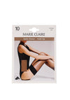 Marie Claire Satin Sheen Hold Ups 10 Den, Natural