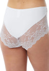 Marlon Nerine High Lace Brief, White