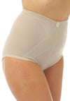 Marlon Firm Cross Panel Control Briefs, Skin