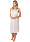 Marlon Broderie Anglaise Cotton Nightdress, White