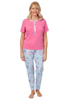 Marlon Mandela Pattern Pyjama Set, Blue & Pink