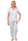 Marlon Butterfly Pattern Pyjama Set, Blue Multi