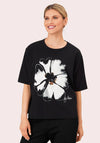 Masai Doreann Flower Print Relaxed T-Shirt, Black