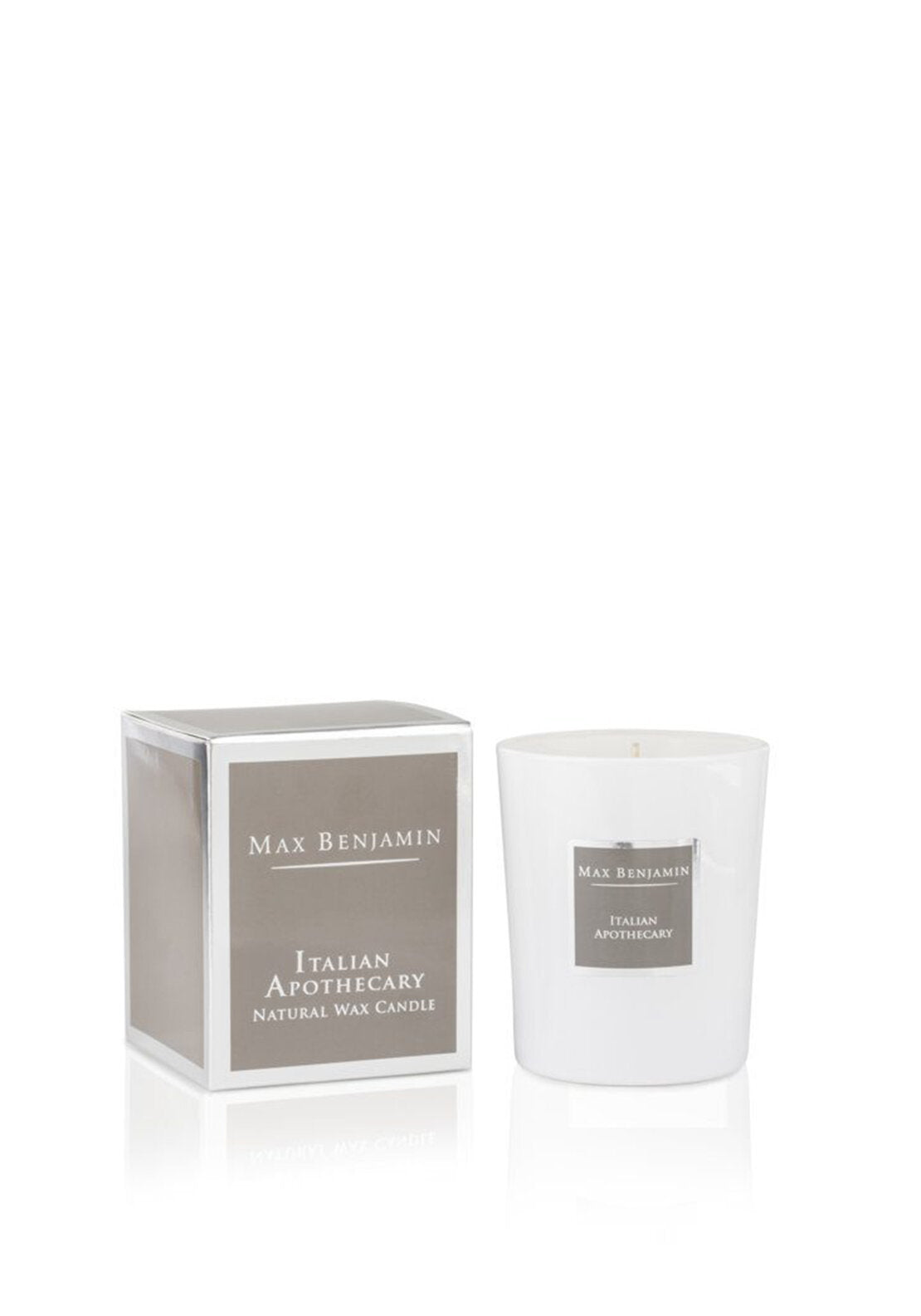 Max Benjamin Italian Apothecary Scented Natural Wax Candle - McElhinneys