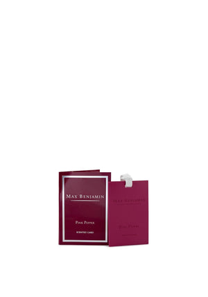 Max Benjamin Scented Card, Pink Pepper