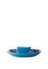 Maxwell & Williams Majolica 30cm Chip & Dip Platter, Blue