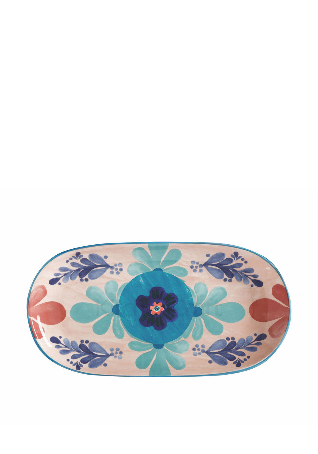 Maxwell & Williams Majolica Oblong Serving Platter, Peach