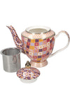 Maxwell & Williams Kasbah Teapot with Infuser, Pink