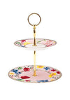 Maxwell & Williams Teas & C’s Contessa 2-Tiered Cake Stand, Rose