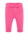 Mayoral Girls Bow Jeggings, Pink