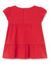 Mayoral Baby Girls 2 Piece Dress and Headband Set, Red