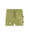 Mayoral Baby Boy Dino Short, Green