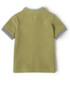 Mayoral Baby Boys Grandad Collar Polo Shirt, Khaki