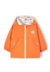 Mayoral Baby Boy Reversible Windbreaker Jacket, Orange and Beige