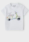 Mayoral Baby Boys Never Ending Summer T Shirt, White