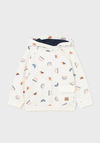 Mayoral Baby Boys 3-piece Pullover Tracksuit set, Pomelo