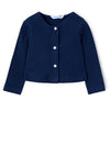 Mayoral Baby Girl Cardigan Legging and Top Set, Navy