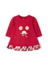 Mayoral Baby Girl Sparkle Fleece Dress, Red