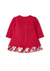 Mayoral Baby Girl Sparkle Fleece Dress, Red