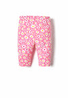 Mayoral Baby Girl Floral Capri Legging, Pink
