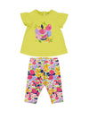 Mayoral Baby Girl Fruit Top and Legging Set, Green