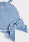 Mayoral Baby Girl Ears and Bow Hat, Denim