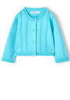 Mayoral Baby Girl Knitted Cardigan, Blue