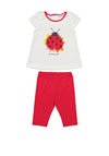 Mayoral Baby Girl Ladybug Top and Legging Set, Red