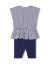 Mayoral Baby Girl Top and Legging Set, Navy