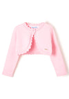 Mayoral Baby Girl Long Sleeve Bolero Cardigan, Pink