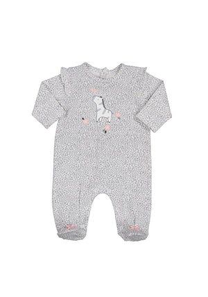 Mayoral Baby Girl Layette Set of Two Long Onesies, Ballet
