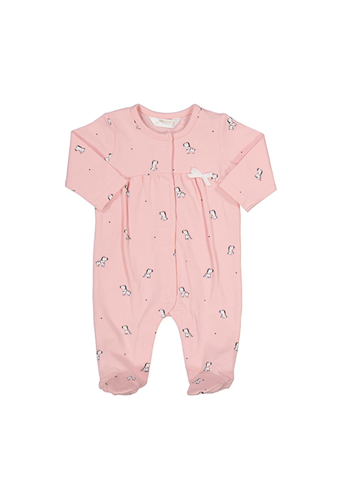 Mayoral Baby Girl Layette Set of Two Long Onesies, Ballet