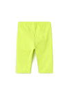 Mayoral Baby Girl Short Leggings, Lime Green