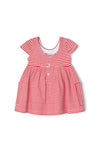 Mayoral Baby Girl Stripe Dress, Red