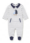 Mayoral Baby Boys Stripe Bodysuit, White