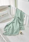 Mayoral Baby Ruffled Shawl, Green