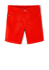 Mayoral Boys Bermuda Twill Short, Red
