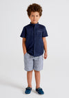 Mayoral Boys Bermuda Shorts Set, Navy Multi