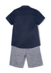 Mayoral Boys Bermuda Shorts Set, Navy Multi