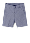 Mayoral Boys Bermuda Tailored Shorts, Navy Multi