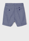 Mayoral Boys Bermuda Tailored Shorts, Navy Multi