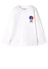 Mayoral Kid Boy Long Sleeve Top, White