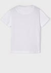 Mayoral Boys Sailing Dress Code T Shirt, White and Blue