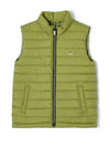 Mayoral Boy Lightweight Padded Vest, Leaf Green