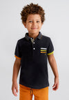 Mayoral Boys Polo T-Shirt, Navy
