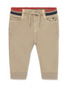Mayoral Baby Boys Cuffed Chino, Beige