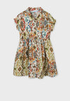 Mayoral Girls Tribal Print Dress, Multi-Coloured