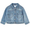 Mayoral Girls Denim Jacket, Light Blue Denim