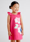 Mayoral Kid Girl Floral Dress, Pink
