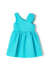 Mayoral Girl Sleeveless Bow Dress, Blue
